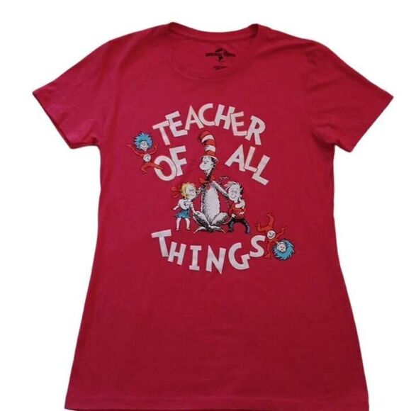 Dr. Seuss Women's Tshirt Size Large but fits more like a Medium (pictures with - Picture 2 of 6